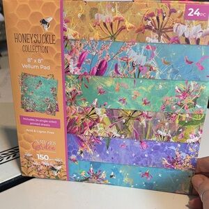 Crafters Companion Honeysuckle Collection 8x8 Vellum Pad